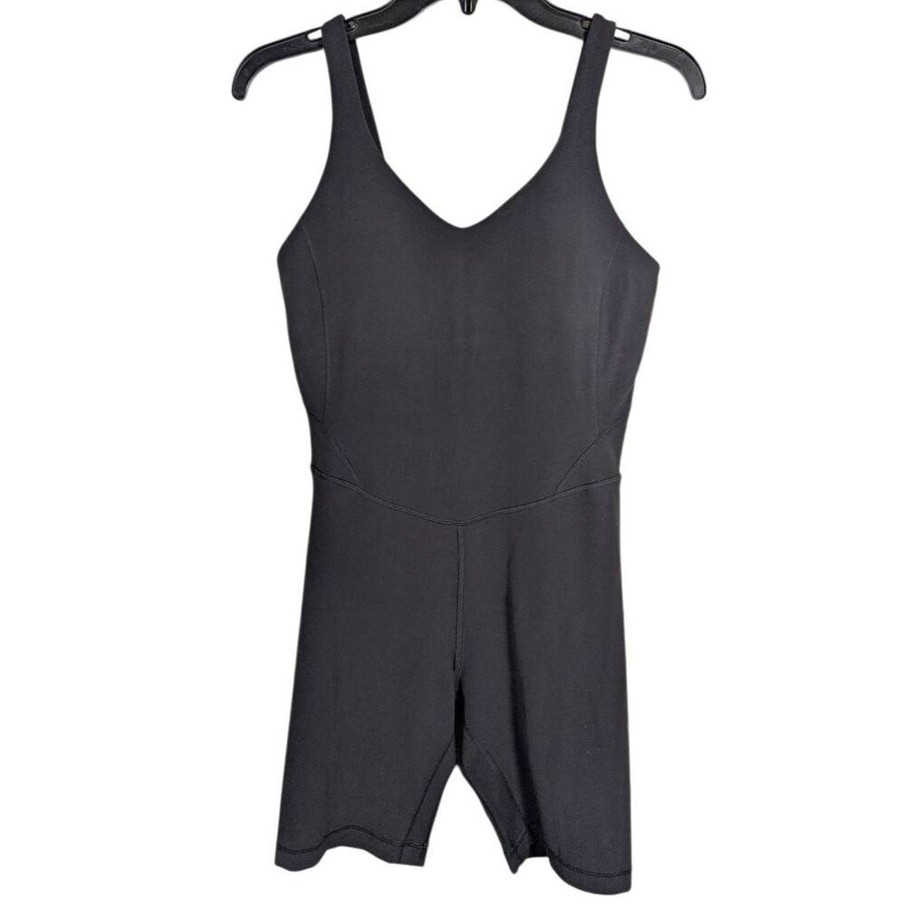 Lululemon Align One piece bodysuit black activewear womens 8 M - Picture 2 of 6